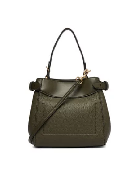 Calvin Klein Ročna torba Mix Media Crossbody Temno zelena