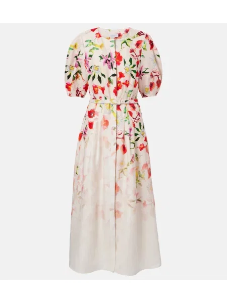 Rochie midi Gabriela Hearst de in cu model floral
