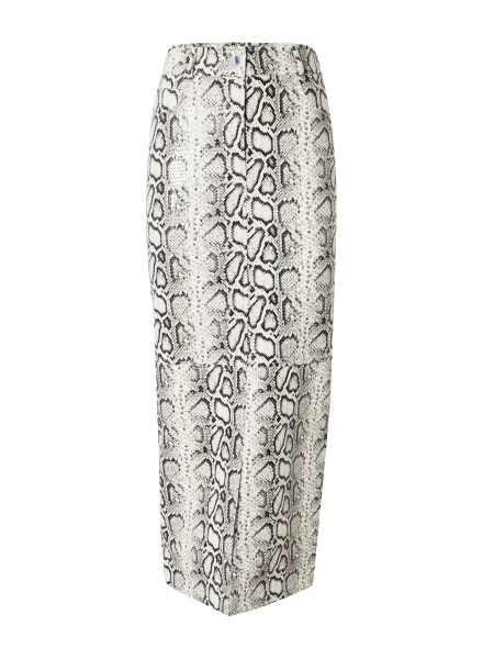 River Island Fustă gri deschis gri negru