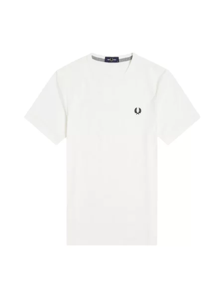 T-shirt FRED PERRY Crew Neck T-Shirt Snow White L biała