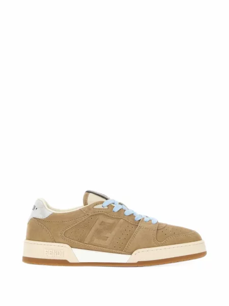 Sneakerși Fendi din piele de căprioară