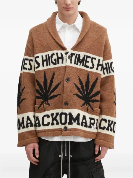 Жилетка Wacko Maria кафяво