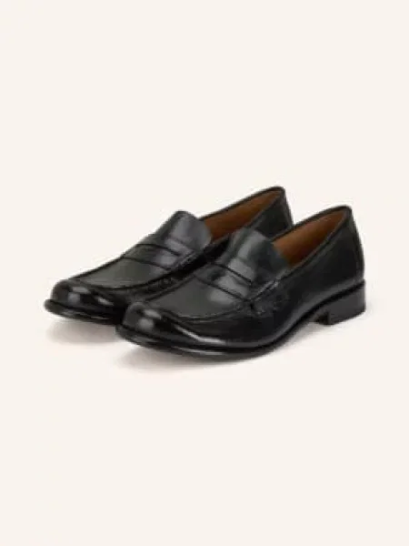 Cordwainer Penny Loafers schwarz czarne