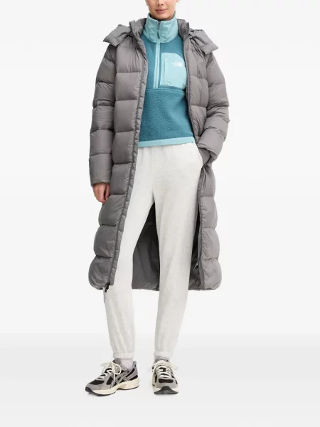 Palton The North Face cu glugă gri