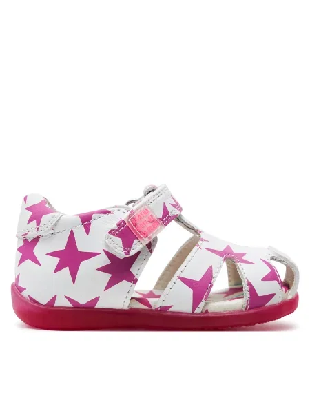 Agatha Ruiz de la Prada Dječje kožne sandale Agatha Ruiz de la Prada bijela