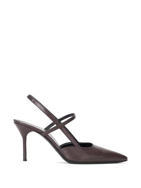 Pantofi cu toc Staud slingback maro