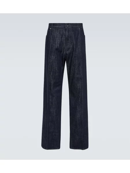 Ravne kavbojke Dolce&gabbana modra