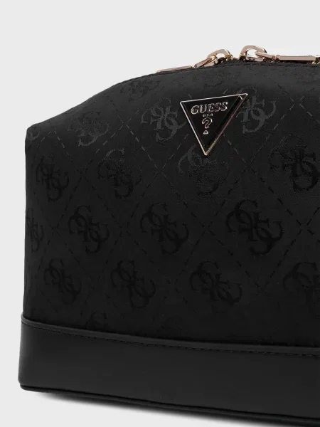 Косметичка Guess с принтом черная