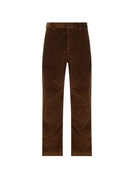 Pantaloni Moncler Grenoble de catifea maro