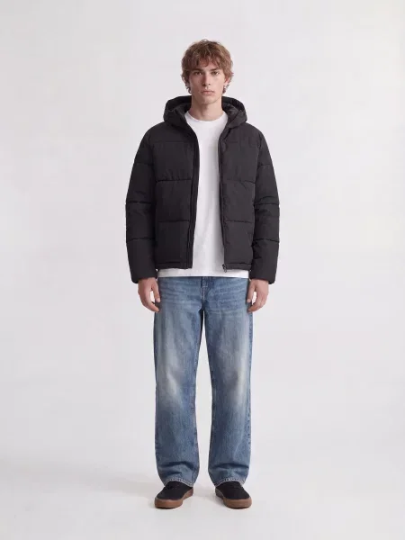 Зимова куртка JACK & JONES GALAXY PUFFER JACKET чорний