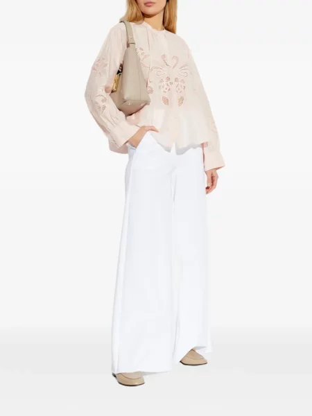 Pantaloni Max Mara alb