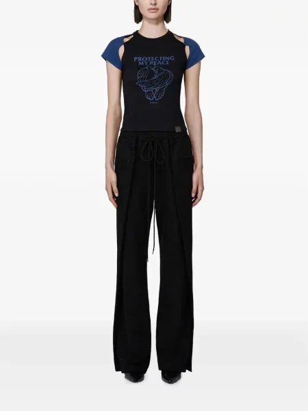 Pantaloni Srvc Studio alergare cu cordon negru