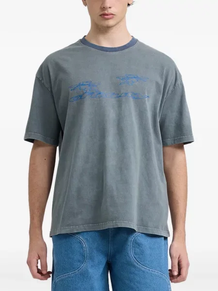 Tricou Off Duty cu decolteu rotund albastru