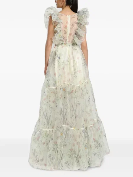 Rochie Miau By Clara Rotescu cu model floral cu imagine