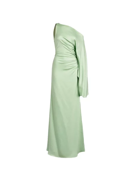Rochie maxi Silvia Tcherassi cu un umăr gol verde