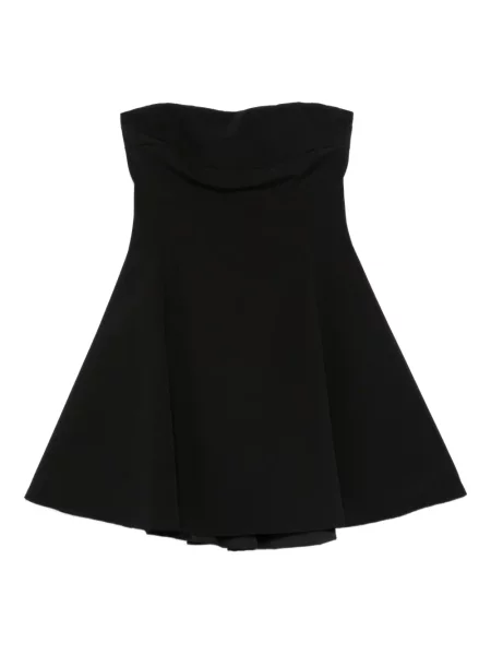 Mała sukienka mini Axel 113 dzwony garniturowa czarna