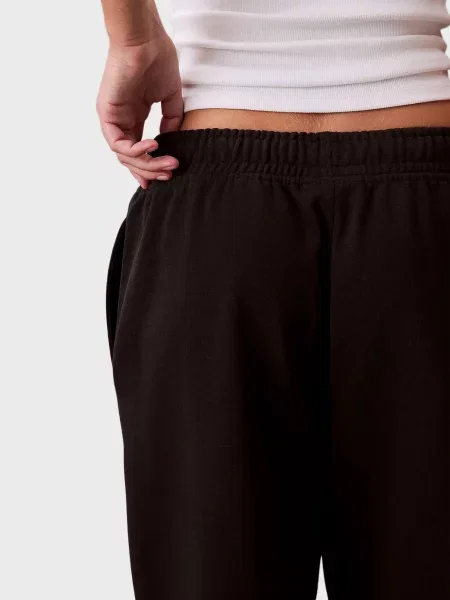 Махровые спортивные штаны Calvin Klein Jeans черные