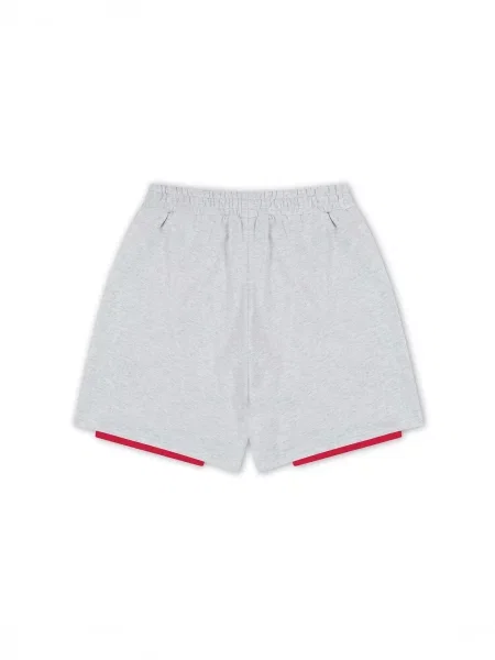 Pantaloni albastru / deschis / roșu gri