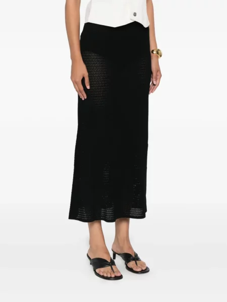 Fustă Victoria Beckham negru