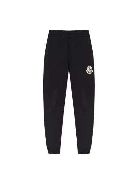 Spodnie dresowe Moncler z logo czarne