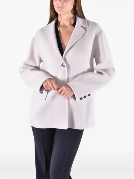 Bunda 's Max Mara šedá