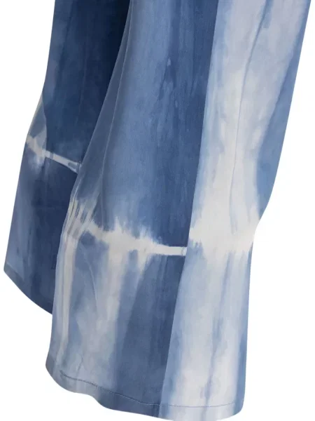 Pantaloni Sleep No More de mătase albastru