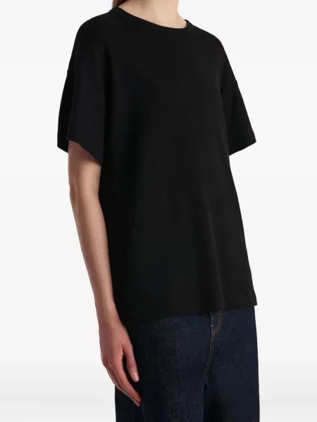 Tricou Khaite din cașmir negru