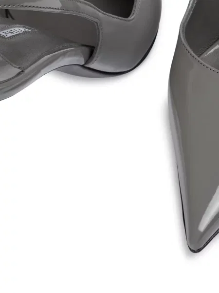 Pantofi cu toc Le Silla slingback gri