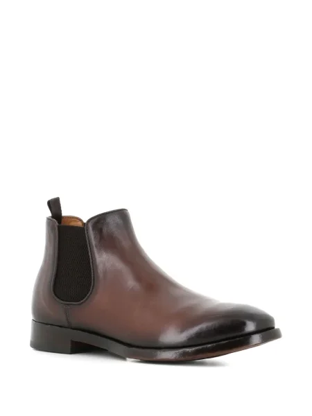 Botine chelsea Officine Creative din piele maro