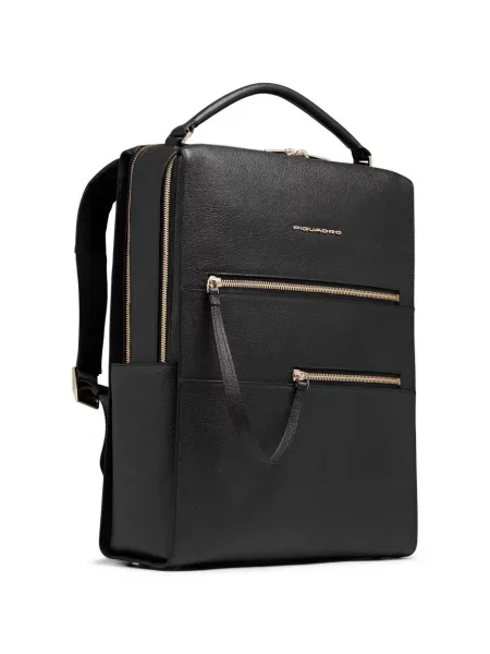 Rucsac Piquadro din piele negru