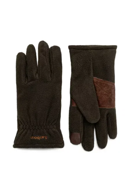 Fleece γάντια Barbour πράσινο