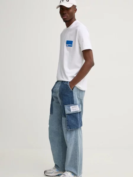 Rifle Karl Lagerfeld Jeans modrá