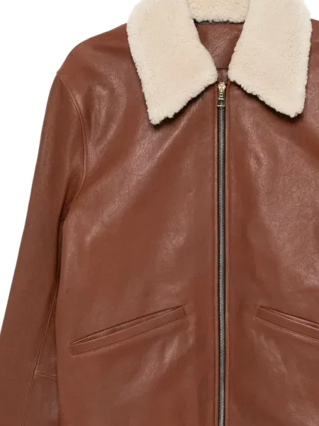Geanta de piele Paul Smith maro