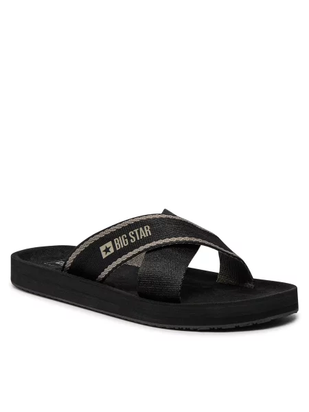 Шлепанцы Big Star Shoes черные