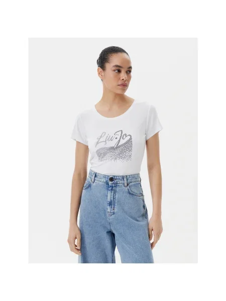 Liu Jo Beachwear Póló Regular Fit fehér