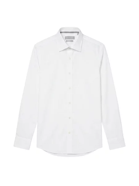 Michael Kors Košile DOBBY ENGINEERD MODERN FIT SHIRT CAMICIA' bílá