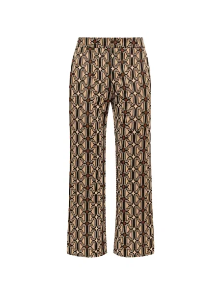 Pantaloni Maliparmi din jacard maro