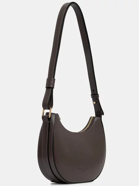 Шкіряна сумочка Marc O'Polo коричневий