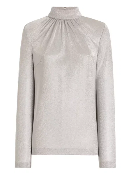 Top Dolce & Gabbana din jerseu gri