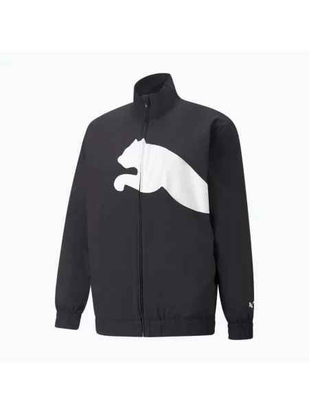 Jachetă de antrenament pentru bărbați PUMA Train Big Cat Lined Woven puma negru