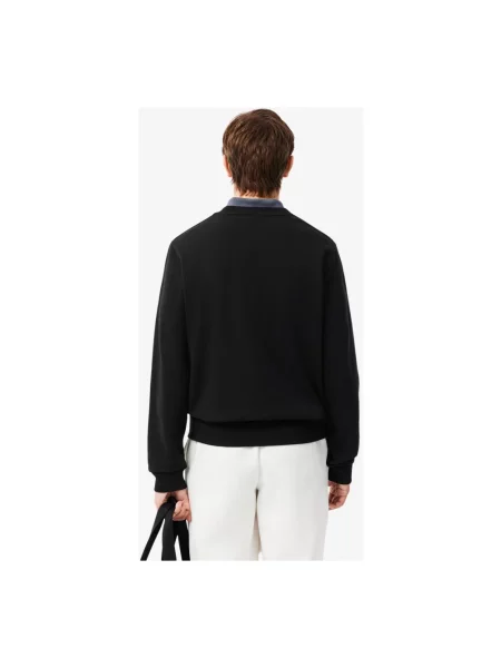 Bluza Lacoste w paski czarna
