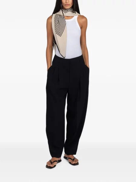 Pantaloni Toteme drapate negru