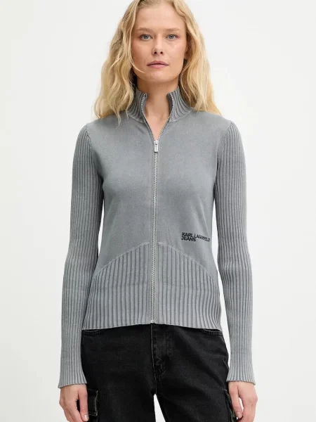 Karl Lagerfeld Jeans cardigan din light gri