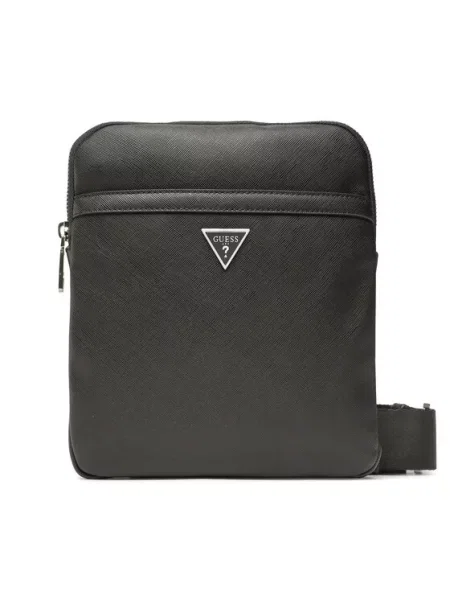 Guess Crossover torbica Certosa Saffiano Smart HMECSA crna