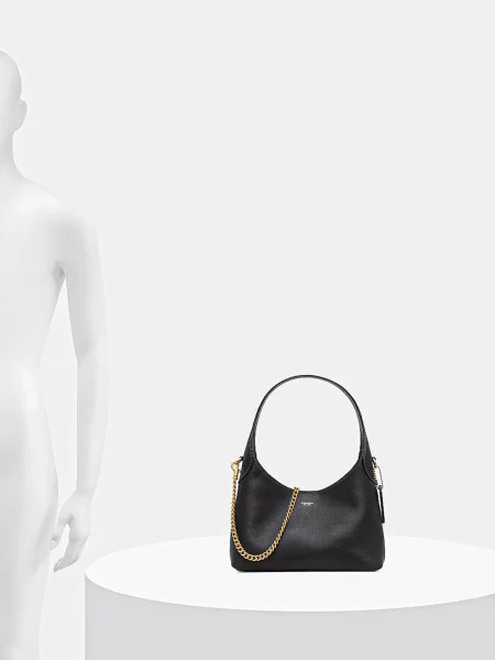 Кожаная сумка Coach черная