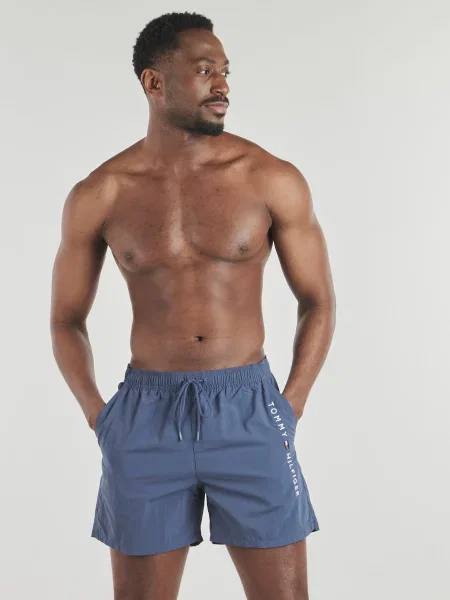 Húzózsinór fürdőruha Tommy Hilfiger kék