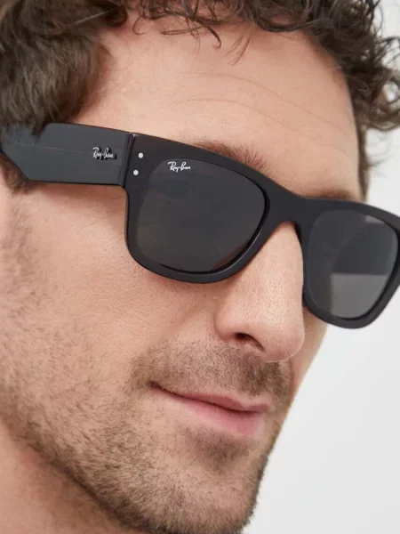 Ray-Ban okulary przeciwsłoneczne MEGA WAYFARER czarny