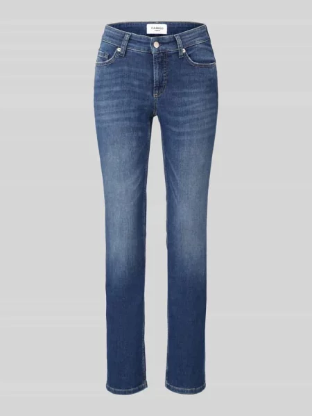 Jeansy o kroju slim fit z mieszanki bawełny model PIPER LONG' Cambio