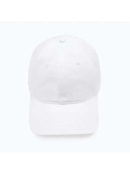 Šiltovka Lacoste keper biela