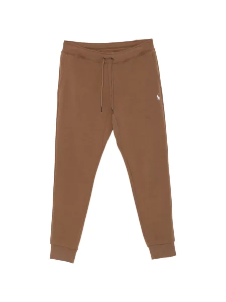 Haftowany sweter Polo Ralph Lauren do biegania ze sznurkiem niebieski